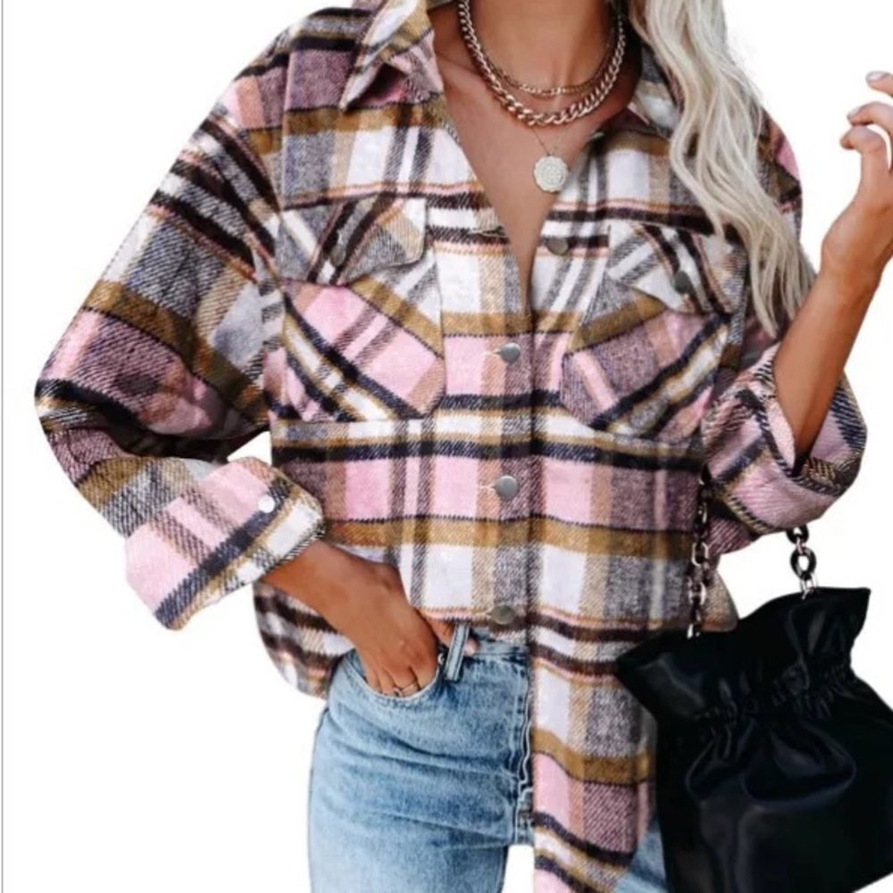 NWT plaid Shachet for fall!